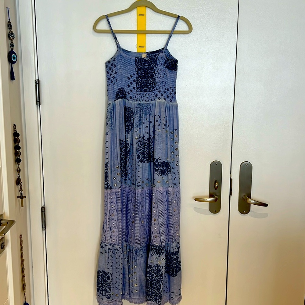 Raga blue summer maxi dress